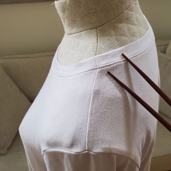 ✨ EILEEN FISHER ✨ Cotton Long Sleeve Pocket Top - [Large, Mauve] - Picture 13 of 14